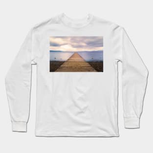 Lake Tahoe Pier Long Sleeve T-Shirt